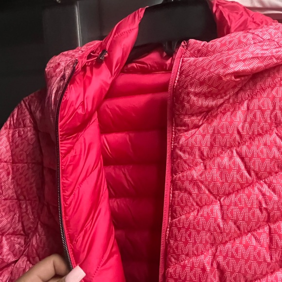 Michael Kors Pink Quilted Jacket - Picture 1 of 4